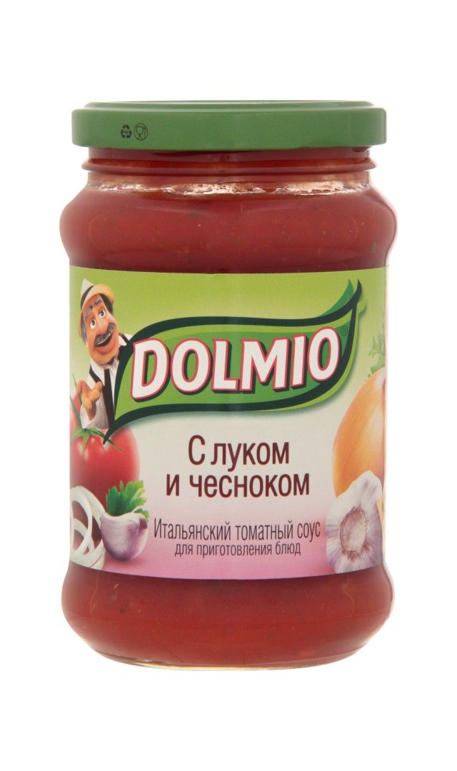 Соус томатный с луком и чесноком Итальянский Dolmio с/б 350г.