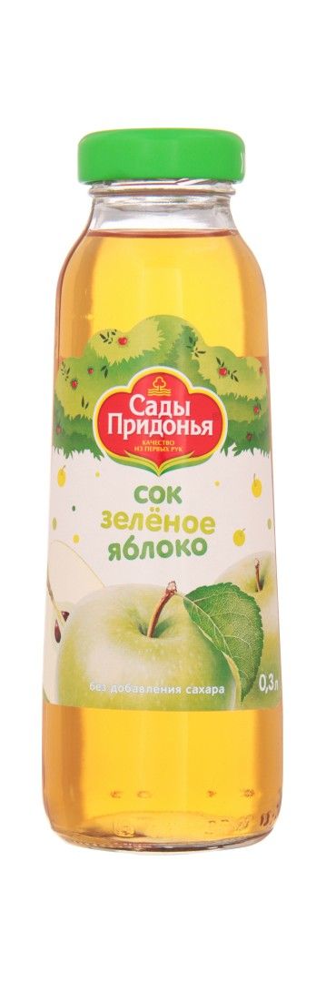 Сок для детей от 4мес Зеленое яблоко Сады Придонья с/бут 0.3л.