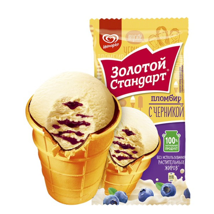 Мороженое Зол.стан.черника 89г