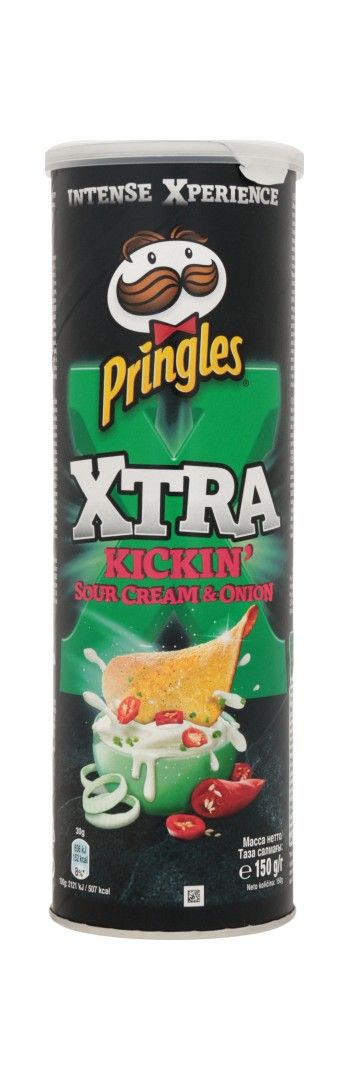 Чипсы Pringles XTRA сметана и лук, 150 г.