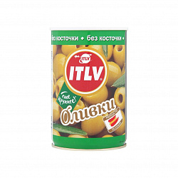 Оливки без косточки ITLV ж/б 300г.