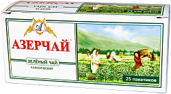 Чай Азерчай Зелёный 25пак