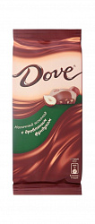 Шоколад молочный с дробленым фундуком Dove м/у 90г.