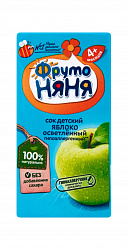 Сок для детей от 4мес Яблоко ФрутоНяня т/п 0.2л.