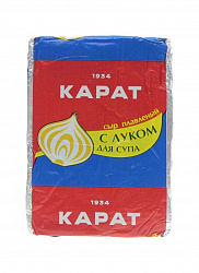 Сыр плавленый Карат с луком для супа 55%, 90 г.