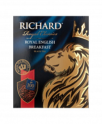 Чай Richard Royal English Breakfast черный 100пак, упак.