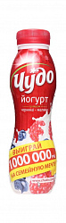 Йогурт 2.4% Черника-малина Чудо п/бут 270г.