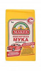 Мука пшеничная в/с Makfa м/у 1кг.