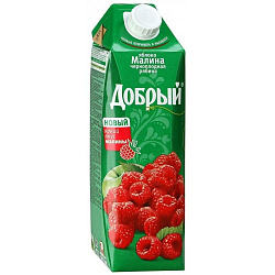 Сок Добрый яблоко/малина/ч.р 1л