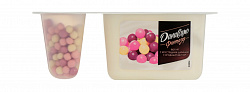 Йогурт 6.9% с хрустящими шариками с ягодным вкусом Фантазия Даниссимо п/у 105г.