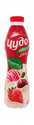 Йогурт Чудо питьевой Ягодное мороженое 2.4%, 690 г.