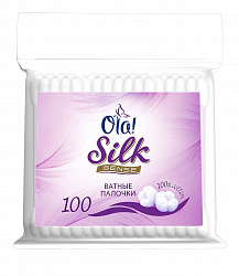 Ватные палочки Ola! Silk Sense (100 штук)