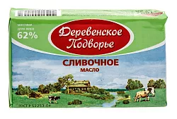 Масло Дер.подворье слив.62% 180г