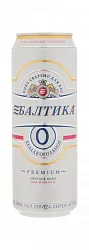 Пиво Балтика №0 безалкогольное светлое 0,45л ж/б