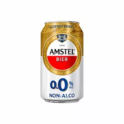 Пиво Амстел безалкогольное светлое 0,33 л ж/б ОПХ