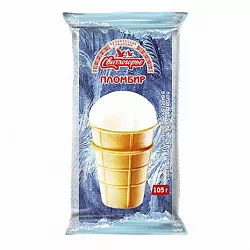 Мороженое пломбир с  ванил. в ваф.стак Свитлогорье БЗМЖ 105г